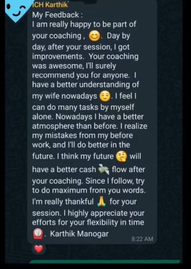 Client testimonial message 3 for The Root Shift