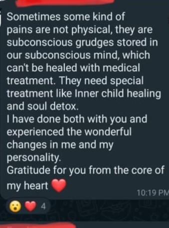 Client testimonial message 4 for The Root Shift